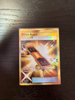 Escape Board - 167/156 - Pokemon Ultra Prism Sun & Moon Secret Rare Card NM - Image 1