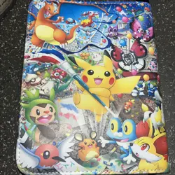 Pikachu Pokemon Trading Card Binder Holder Case Album Sheets TCG Cards Slot - Image 3