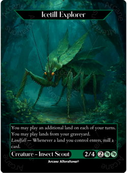 Icetill Explorer - Full Art Altered Art Custom Proxy Cards - Image 1