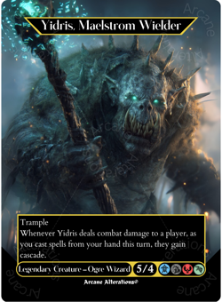 Yidris, Maelstrom Wielder - Full Art Altered Art Custom Proxy Cards - Image 1