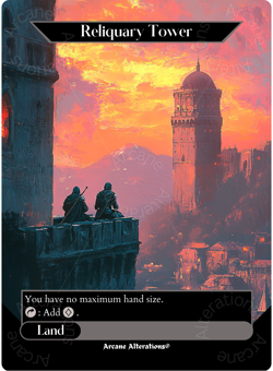 Reliquary Tower - Full Art Altered Art Custom Proxy Cards - Image 1