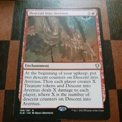 Mtg Descent into Avernus NM/M Commander Legends: Battle for Baldur's Gate Rare - Image 2