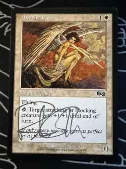 Angelic Page Mirror MTG Urza's Saga artist Rebecca Guay SOLD AS IS - Image 1