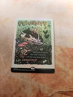 Fecundity Rainbow Foil Secret Lair MTG NM - Image 1