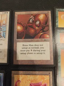 MTG Arabian Nights Lot (12) – Desert, Wyluli Wolf, Brass Man, Sandals, Army 1993 - Image 5