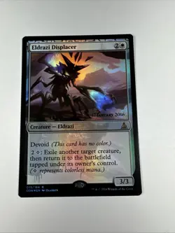 MTG Eldrazi Displacer {Foil} #13s Prerelease Promo Rare Stamped LP - Image 1