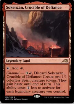 Sokenzan, Crucible of Defiance R Kamigawa: Neon Dynasty 276 NM MTG x1 - Image 1