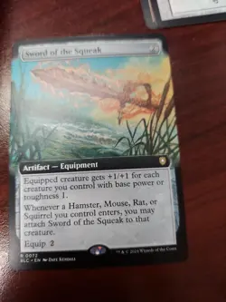 Sword of the Squeak (Extended Art) Commander: Bloomburrow Regular - Image 1