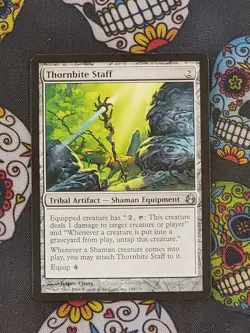 Thornbite Staff - MOR - NM - Magic The Gathering - MTG NEVER PLAYED - Image 1