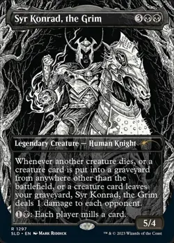 [1x] Syr Konrad, the Grim (1297) - Foil Near Mint, English Secret Lair MTG Magic - Image 1