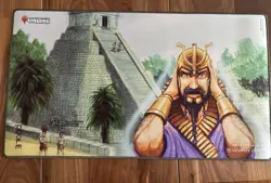 Signed Magic The Gathering: Ancestral Recall Playmat (Signed By Mark Poole) - Image 1
