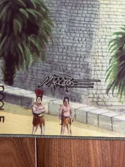 Signed Magic The Gathering: Ancestral Recall Playmat (Signed By Mark Poole) - Image 2