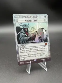 MTG; Grindstone; FOIL; Outlaws of Thunder Junction: Breaking News; NM Unplayed - Image 1