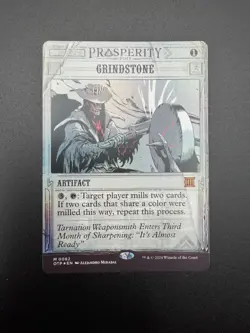 MTG; Grindstone; FOIL; Outlaws of Thunder Junction: Breaking News; NM Unplayed - Image 2