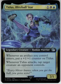 MTG Tidus, Blitzball Star (Extended Art) Foil NM FINAL FANTASY Magic 512 - Image 1