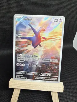 Pokemon Latios 203/191 SSP 081 Rare Full Art Holo Dragon Basic Card English - Image 1