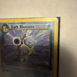 POKEMON- Dark Blastoise 20/82 Team Rocket Regular Non-Holo - Image 3