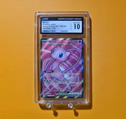 CGC 10 GEM MINT Mew ex 193/165 2023 Pokemon 151 Ultra Rare Holo Scarlet & Violet - Image 1