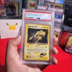 1999 Pokemon Rocket's Zapdos Holo 145 • PSA 9 MINT Japanese Gym 2 P.M. - Image 3