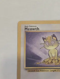 Meowth Gold Border Fruit Roll Up Promo 56/64 Pokemon TCG RARE - Image 2