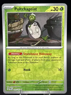 Pokemon TCG-Poltchageist - 020/167 - Holo - Twilight Masquerade - Reverse Holo - Image 1
