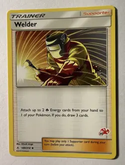 Welder - (#25 Charizard Stamped) Promo Normal Battle Academy 189/214 NM Pokemon - Image 1