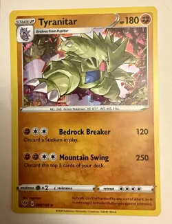 Tyranitar 088/189 - Pokemon TCG Darkness Ablaze (2020) - NM - HOLO RARE - Image 1
