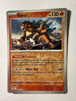Pokemon | OBF | Entei | 030/197 | NM Reverse Holo - Image 1