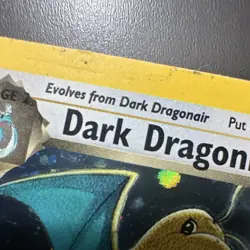 Pokemon TCG Dark Dragonite Holo Rare 5/82 - Image 3