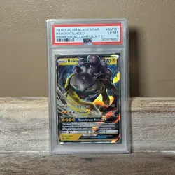 Pokemon TCG Black Star Promo Raikou GX PSA 6 EX-MT Holo 2018 SM121 Promo - Image 1