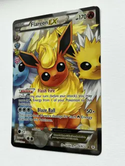 Pokemon Flareon EX RC28/RC32 Full Art – Radiant Collection, Authentic, Ungraded - Image 3