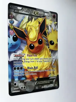Pokemon Flareon EX RC28/RC32 Full Art – Radiant Collection, Authentic, Ungraded - Image 4