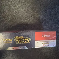 Pokemon Surging Sparks ETB & Booster Bundle Costco 2-pack. Factory Sealed - Image 3