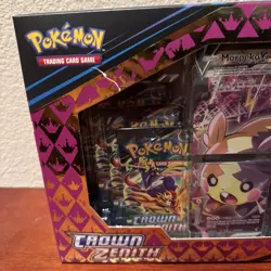 *Slight DMG* Pokemon TCG Crown Zenith Morpeko V-Union Playmat Premium Collection 820650851810 - Image 3