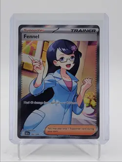 FENNEL 2025 POKEMON SCARLET & VIOLET BLACK BOLT ULTRA RARE 162/086 Q5542 - Image 1
