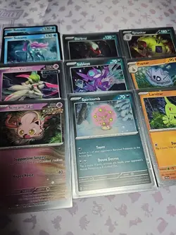 16× Pokemon Cosmos Holo Lot Many SWIRL! Suicune Sableye Ralts Riolu Tyranitar - Image 3
