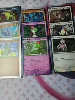 16× Pokemon Cosmos Holo Lot Many SWIRL! Suicune Sableye Ralts Riolu Tyranitar - Image 5