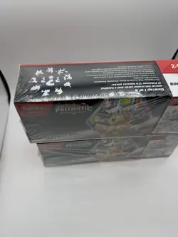 (2) Pokemon Sam's Club Prismatic Evolutions Surprise Box + Booster Bundle Lot - Image 2