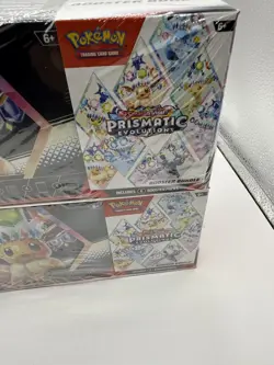 (2) Pokemon Sam's Club Prismatic Evolutions Surprise Box + Booster Bundle Lot - Image 3