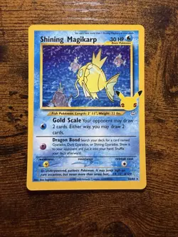 Pokemon TCG Shining Magikarp Celebrations Classic Collection Near Mint Condition - Image 1