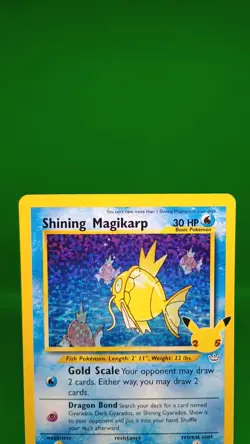 Pokemon TCG - Shining Magikarp 66/64 Celebrations: Classic Collection Holo - NM - Image 2