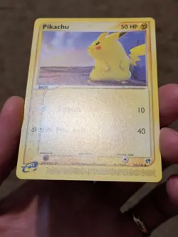 Pokemon TCG Pikachu 72/100 EX Sandstorm Regular Common LP - Image 2
