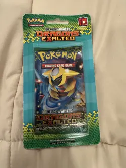Pokemon Black & White Dragons Exalted Booster Pack Factory Sealed Giratina Art - Image 1