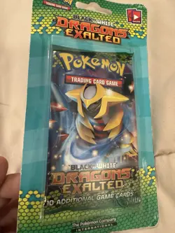 Pokemon Black & White Dragons Exalted Booster Pack Factory Sealed Giratina Art - Image 2