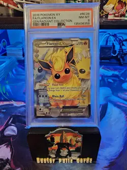 Pokemon Generations Radiant Collection Flareon EX Full Art RC28 - PSA 8 - Image 1
