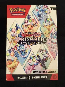 Pokemon Scarlet and Violet Prismatic Evolutions Booster Bundle FACTORY SEALED - Image 1