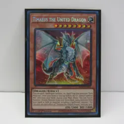 Timaeus the United Dragon MP23-EN003 Prismatic Secret Rare 1st Edition Yugioh - Image 2