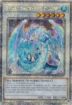 Yugioh! Brionac, Dragon of the Ice Barrier - RA03-EN227 - Quarter Century Secret - Image 1