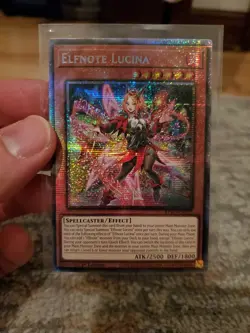 Yu-Gi-Oh! Elfnote Lucina BPRO-EN010 1st Ed STARLIGHT RARE - Image 1