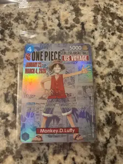 Monkey.D.Luffy (055) (College Basketball US Voyage) P-055 One Piece Promotion... - Image 2